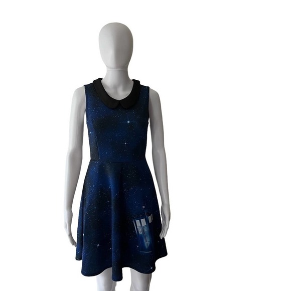 Doctor Who Blue Dress Size: Small       #029-0854 - Picture 6 of 11